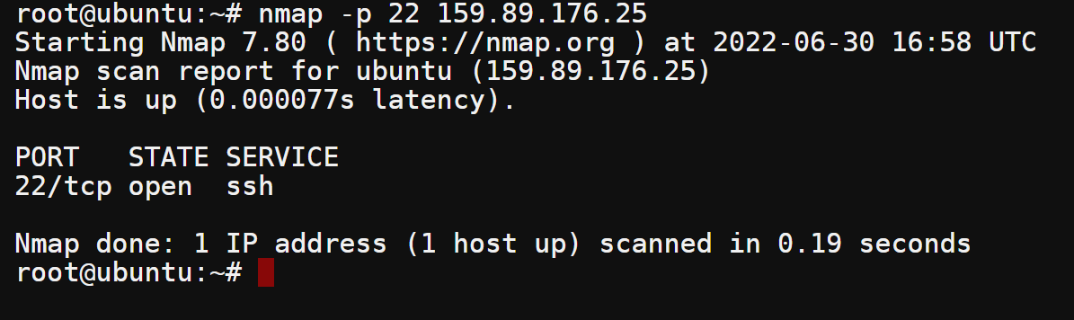 Checking If a Port is Open Using nmap